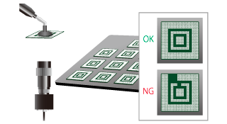 BGA、CSPボールの有無・ピッチ・個数検査